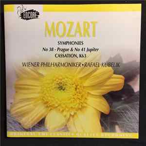 Mozart, Rafael Kubelik, Vienna Philharmonica Orchestra - Symphonies No 38 Prague & No 41 Jupiter / Cassation K63 FLAC