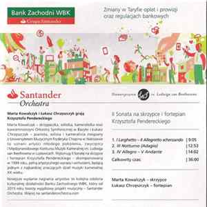 Santander Orchestra, Marta Kowalczyk, Łukasz Chrzęszczyk - II Sonata Na Skrzypce I Fortepian Krzysztofa Pendereckiego FLAC
