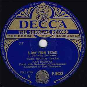 Sam Browne - A Boy From Texas / Cool Water FLAC