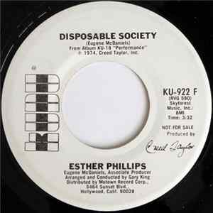 Esther Phillips - Disposable Society FLAC