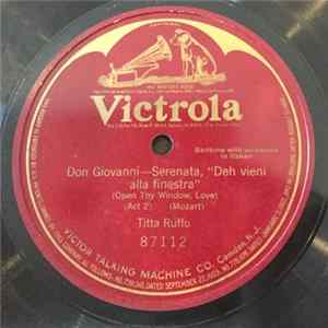 Titta Ruffo - Don Giovanni - Serenata, “Deh Vieni Alla Finestra” FLAC