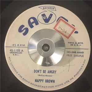 Nappy Brown - Don't Be Angry FLAC