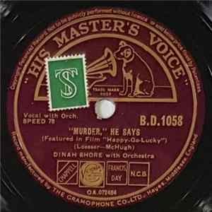Dinah Shore - "Murder" He Says / Something To Remember You By FLAC
