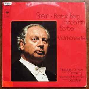 Isaac Stern, Eugene Ormandy, Leonard Bernstein, Béla Bartók, Alban Berg, Paul Hindemith, Samuel Barber - Violinkonzerte FLAC