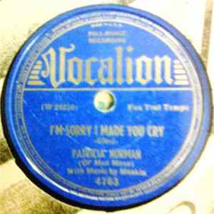 Patricia Norman - I'm Sorry I Made You Cry / Debutante Lament FLAC
