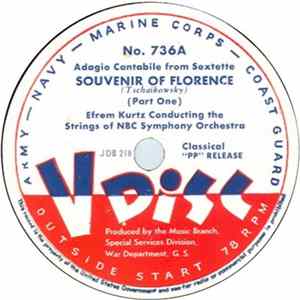 Efrem Kurtz Conducting The Strings Of NBC Symphony Orchestra - Souvenir Of Florence FLAC