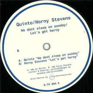 Quinto / Horny Stevens - We Don't Sleep On Sunday / Let's Get Horny FLAC
