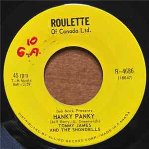 Tommy James And The Shondells - Hanky Panky / Thunderbolt FLAC