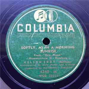 Nelson Eddy Accompanied By Chorus And Orchestra Conducted By Nathaniel Finston - Softly, As In A Morning Sunrise / Lover, Come Back To Me FLAC