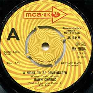 Dawn Chorus - A Night To Be Remembered FLAC
