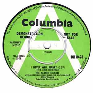 The Barron Knights - I Never Will Marry FLAC