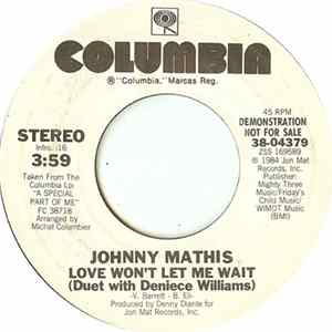 Johnny Mathis - Love Won't Let Me Wait FLAC