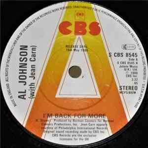 Al Johnson With Jean Carn - I'm Back For More FLAC