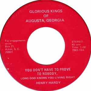 Henry Hardy - You Don't Have To Prove To Nobody FLAC