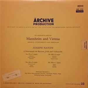 Joseph Haydn, Salzburger Barytrontrio - 4 Divertimenti For Baryton, Viola And Violoncello FLAC