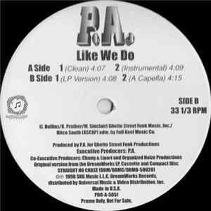 P.A. - Like We Do FLAC