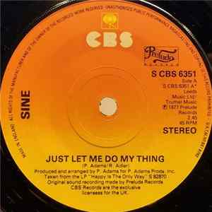 Sine - Just Let Me Do My Thing FLAC