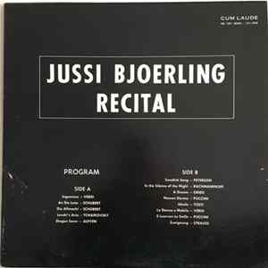 Jussi Bjoerling - Jussi Bjoerling Recital FLAC