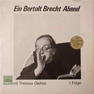 Therese Giehse - Ein Bertolt Brecht Abend Mit Therese Giehse 1. Folge FLAC
