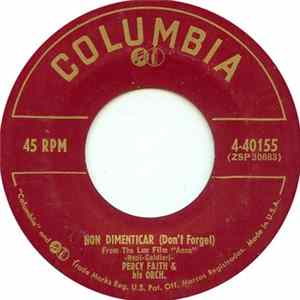 Percy Faith & His Orchestra & Chorus - Non Dimenticar (Don't Forget) FLAC