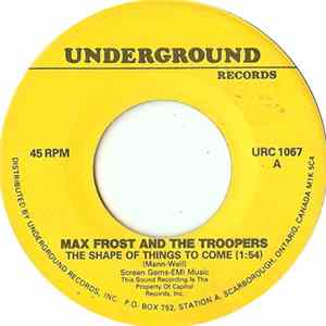 Max Frost And The Troopers / Bobby Vee - The Shape Of Things To Come / Suzie Baby FLAC