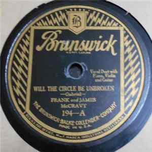Frank And James McCravy - Will The Circle Be Unbroken / When They Ring The Golden Bells FLAC