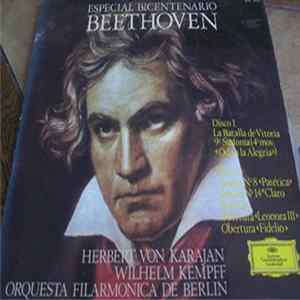 Ludwig van Beethoven, Herbert von Karajan, Wilhelm Kempff, Orquesta Filarmonica de Berlin - Especial Bicentenario Beethoven FLAC