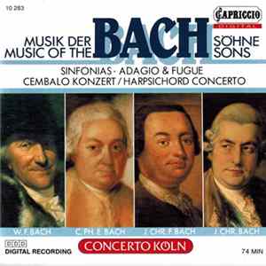 W.F.Bach, C.P.E.Bach, J.Chr.F.Bach, J.Chr.Bach, Concerto Köln - Musik Der Bach Söhne / Music Of The Bach Sons FLAC