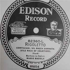 Mario Basiola - Dio Possente / Cortigiani, Vil Razza Dannata FLAC
