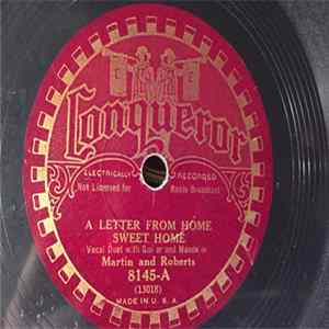 Asa Martin / Doc Roberts - There's No Place Like Home / A Letter From Home Sweet Home FLAC