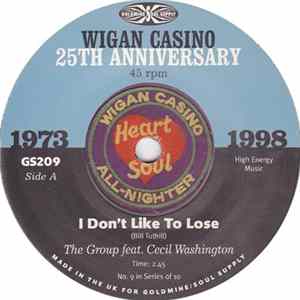 The Group feat. Cecil Washington / George Blackwell - I Don't Like To Lose / Can't Lose My Head FLAC