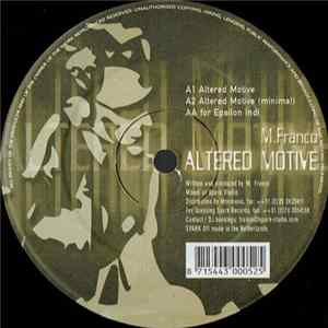 M.Franco - Altered Motive FLAC