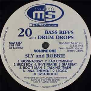 Sly & Robbie - 20 Bass Riffs And Drum Drops FLAC