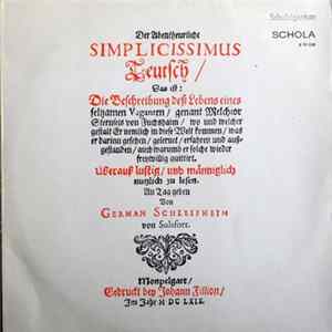 Johann Jakob Christoffel Von Grimmelshausen - Der Abenteuerliche Simplicissimus (Szenenauswahl) - Deutsch - Literatur - Klasse 8 FLAC