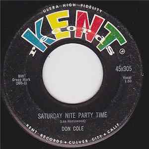 Don Cole - Saturday Nite Party Time / Sweet Lovin' Honey FLAC