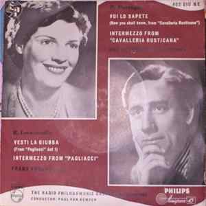 P. Mascagni, R. Leoncavallo - Voi Lo Sapete FLAC
