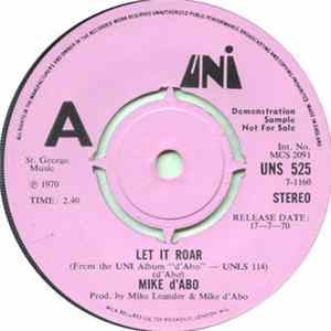 Mike D'Abo - Let It Roar / California Line FLAC
