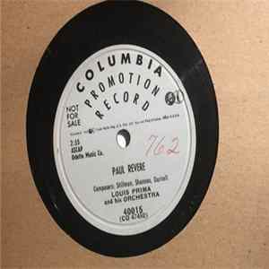 Louis Prima - Paul Revere FLAC