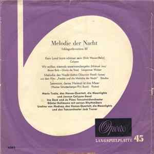 Mario Tuala, Ina Doré und Jo Plées, Günter Kallmann Mit Seinen Rhythmikern, Undine von Medvey - Melodie Der Nacht - Schlagerfavoriten III FLAC