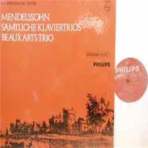 Beaux Arts Trio - Mendelssohn Samtliche Klaviertrios FLAC