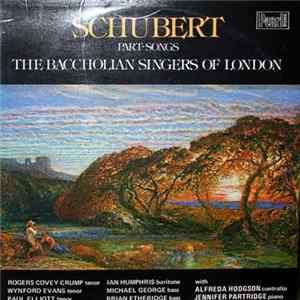 Schubert - The Baccholian Singers Of London - Part-Songs FLAC