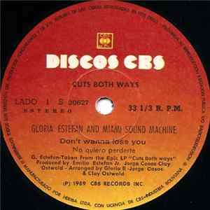 Gloria Estefan And Miami Sound Machine - Don't Wanna Lose You = No Quiero Perderte FLAC