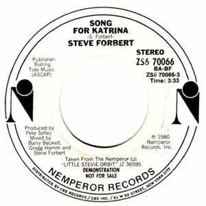 Steve Forbert - Song For Katrina FLAC