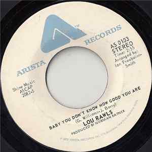Lou Rawls - Baby You Don't Know How Good You Are FLAC