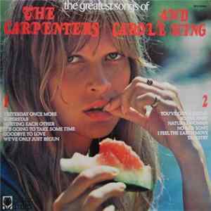 Unknown Artist - The Greatest Songs Of The Carpenters, Carole King FLAC