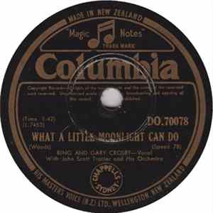 Bing Crosby And Gary Crosby With John Scott Trotter And His Orchestra - What A Little Moonlight Can Do / Down By The Riverside FLAC