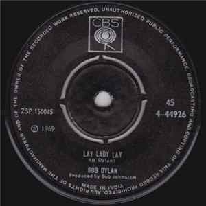 Bob Dylan - Lay Lady Lay / Peggy Day FLAC