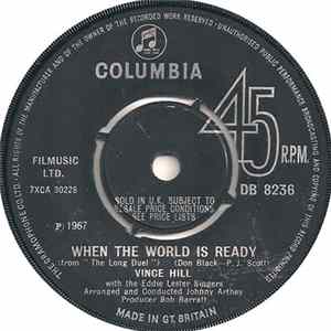 Vince Hill With The Eddie Lester Singers - When The World Is Ready FLAC