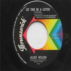 Jackie Wilson - Let This Be A Letter (To My Baby) FLAC