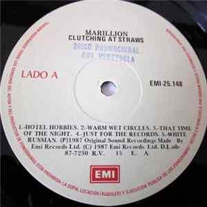 Marillion - Clutching At Straws FLAC